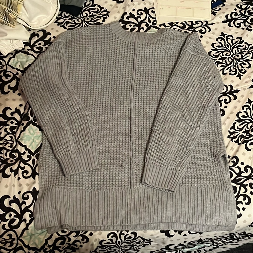 Grey over sized sweater
